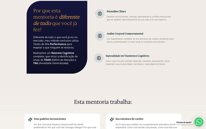 Os diferenciais em cartões curtos